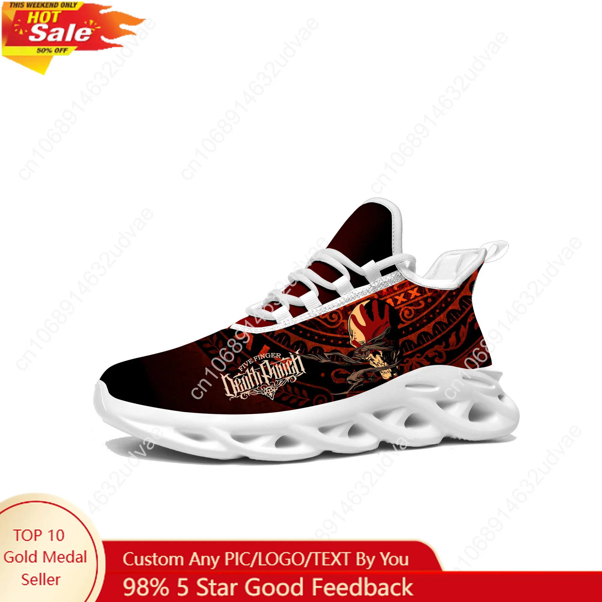 Women Shoes Sneakers - Five Finger Death Punch Sports Sneakers