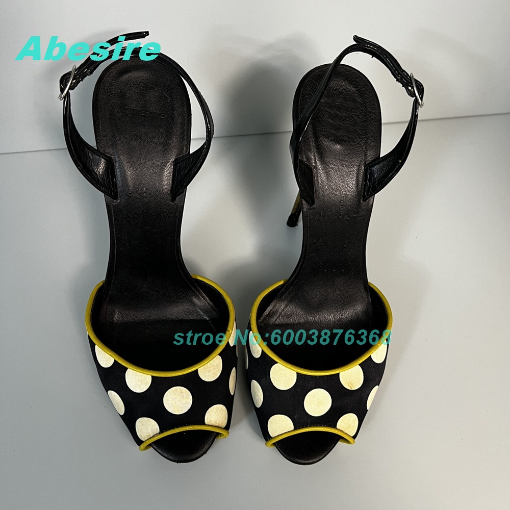Polka Dot Patchwork Two-Tone S - Women'S Shoes Y2K recensie en prijs