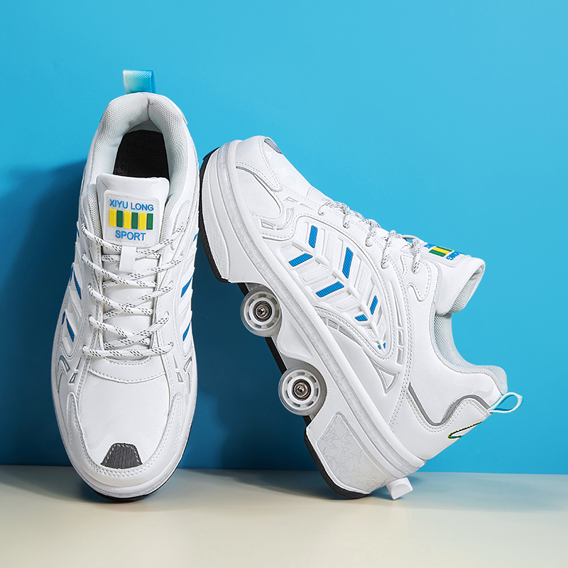 4 Wheels Retractable Roller Sk - Women Shoes Sneakers recensie en prijs