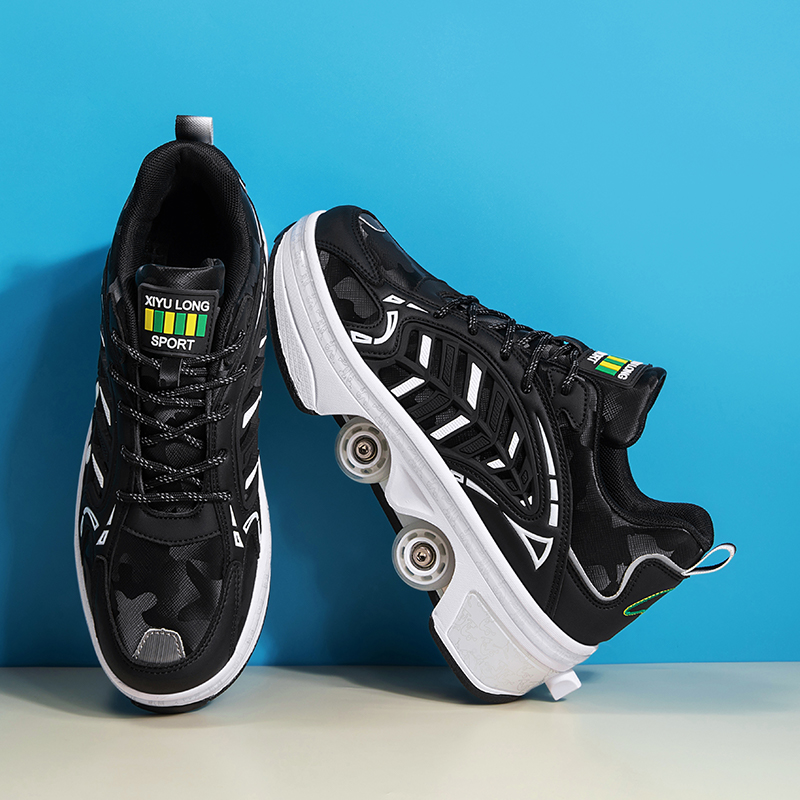 4 Wheels Retractable Roller Sk - Women Shoes Sneakers recensie en prijs