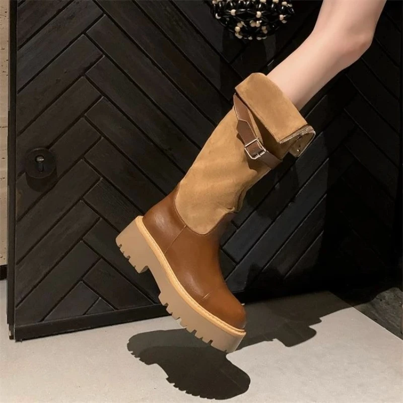 Autumn Winter Belt Buckle Ladi - Women'S Shoes Y2K recensie en prijs