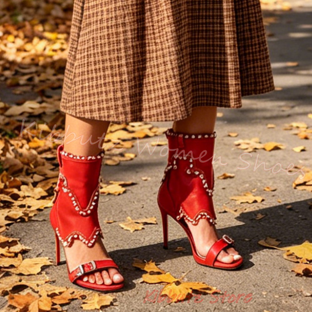 Boho Denim Sandal Women Pearl  - Women'S Shoes Y2K recensie en prijs