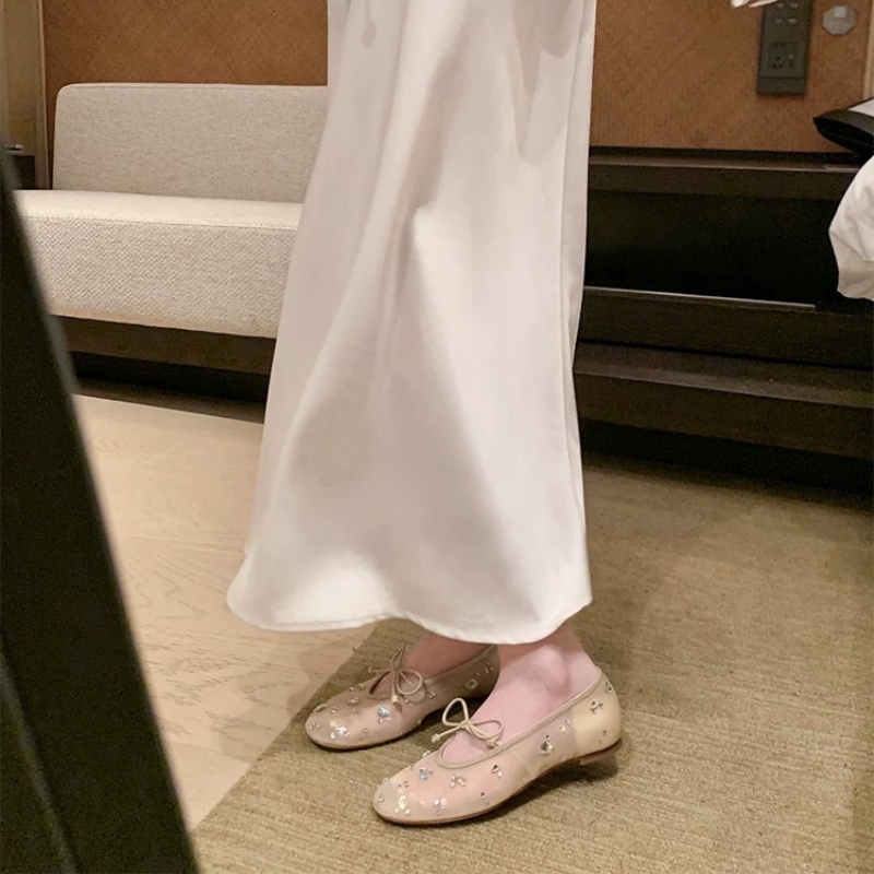 Diamond Luxury Mesh Mules Sand - Women Shoes Sandals recensie en prijs