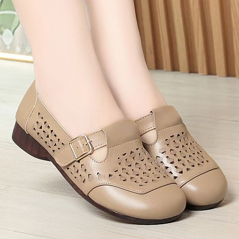 Women's Leather Hollow Out Low - Women Shoes Sandals recensie en prijs