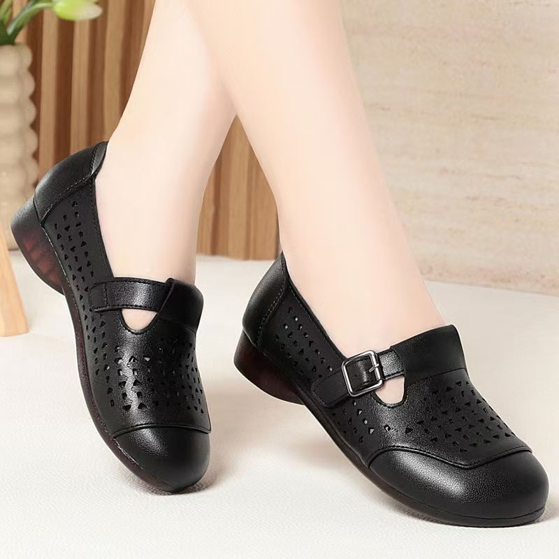Women's Leather Hollow Out Low - Women Shoes Sandals recensie en prijs