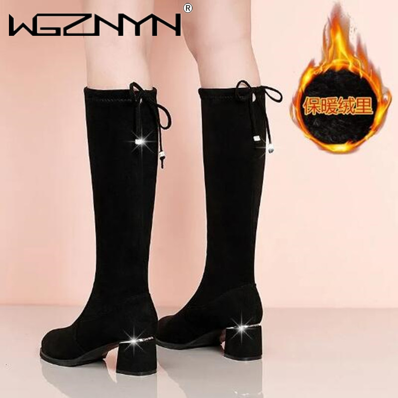 Women Autumn Winter Black Knee - Knee High Boots Women recensie en prijs