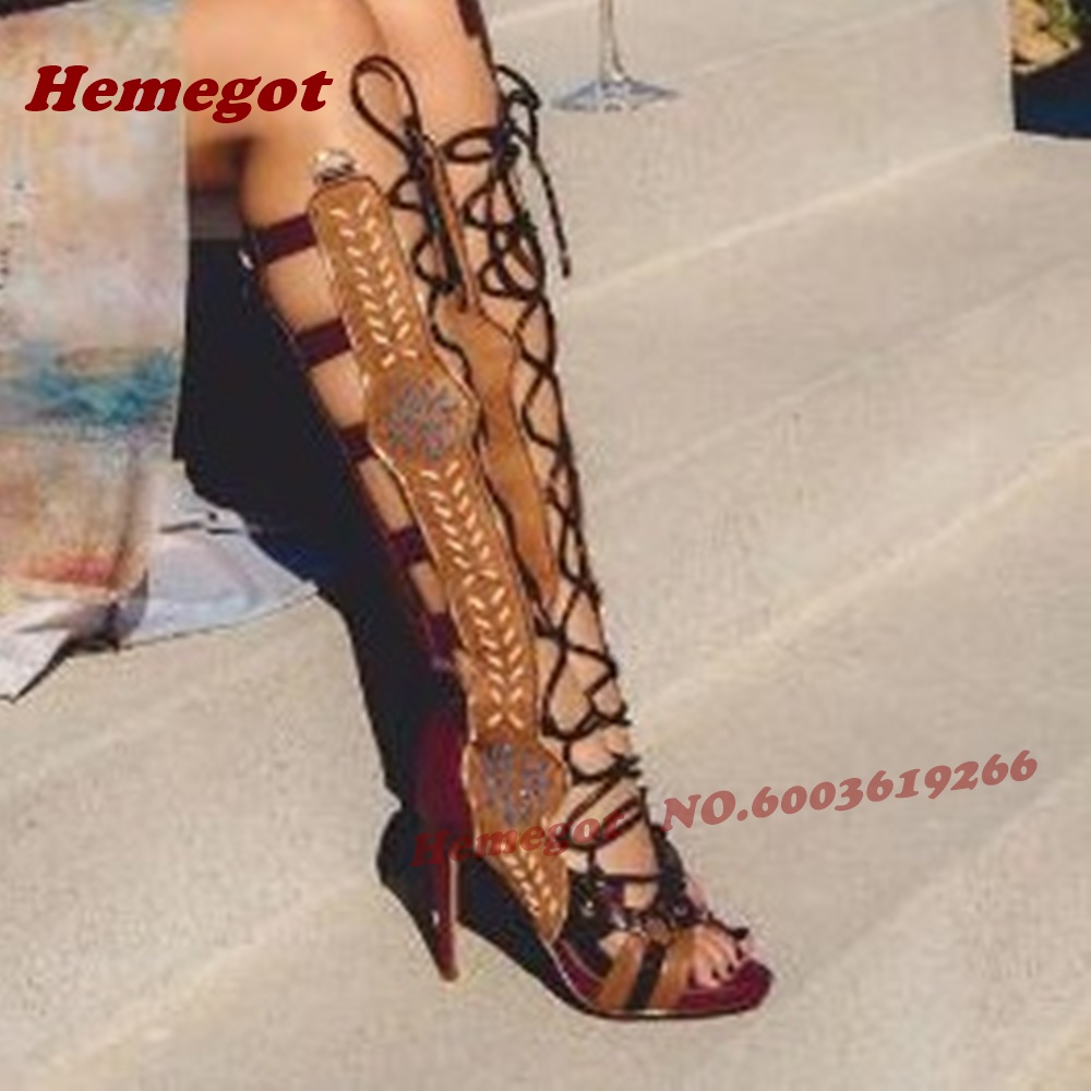 Bohemian Embroidered Gladiator - Knee High Boots Women recensie en prijs