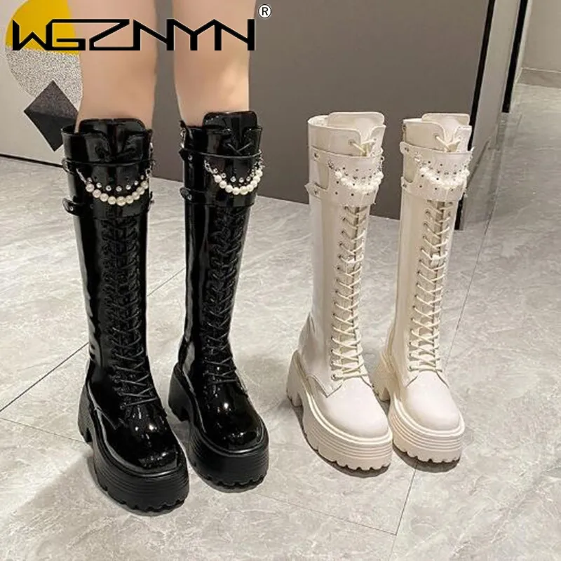 Winter Leather Warm Plush Boot - Knee High Boots Women recensie en prijs