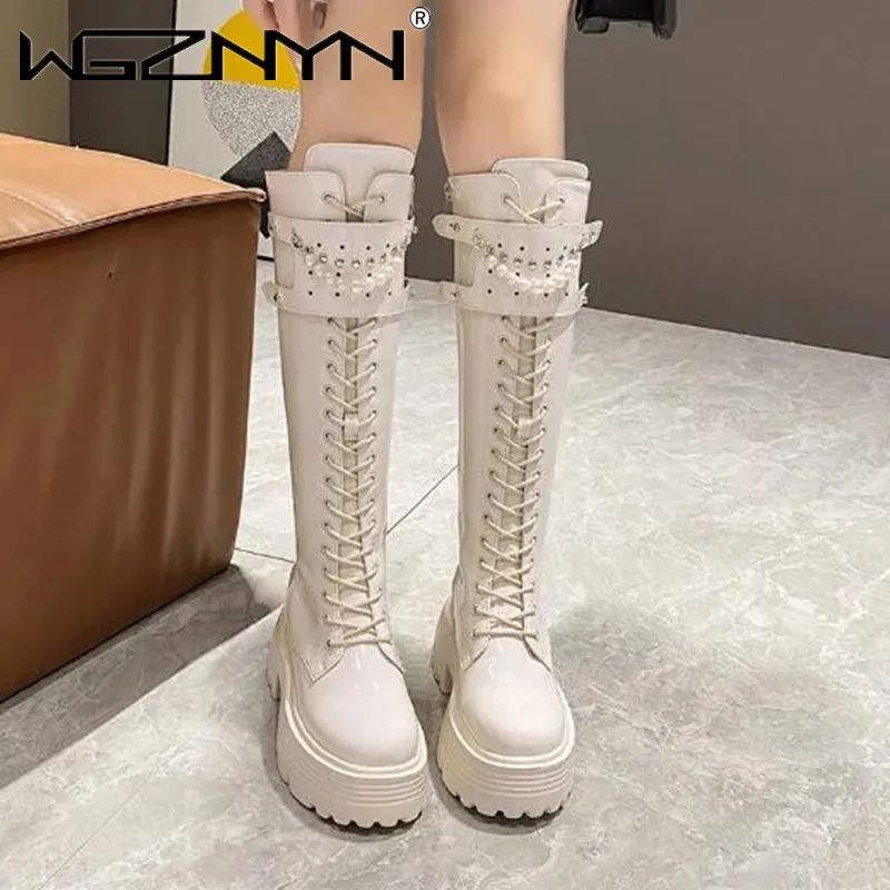 Winter Leather Warm Plush Boot - Knee High Boots Women recensie en prijs
