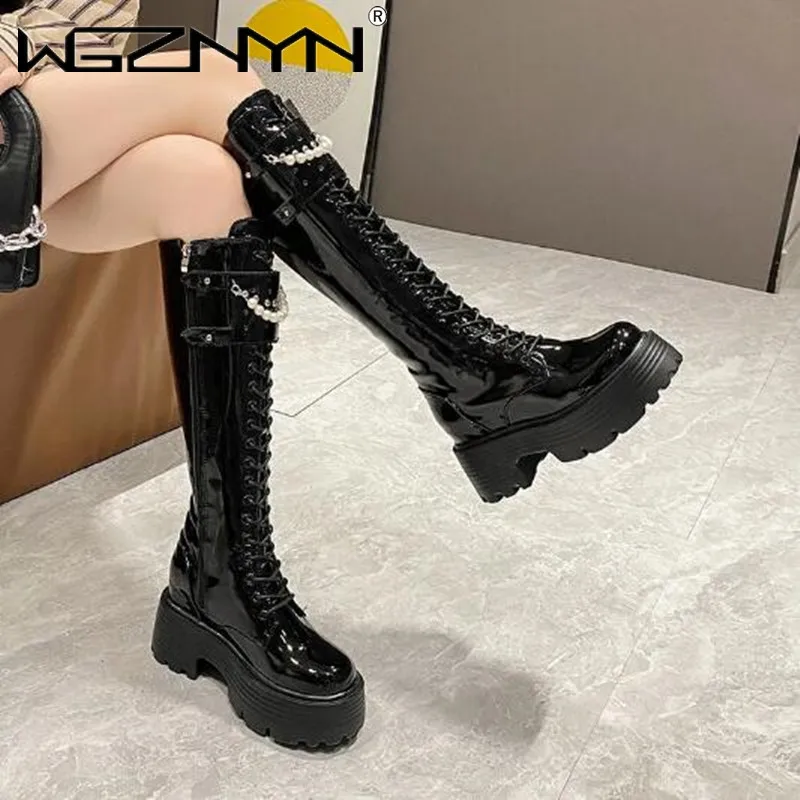 Winter Leather Warm Plush Boot - Knee High Boots Women recensie en prijs