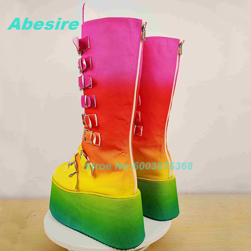 Mixed-Color Patchwork Multi-Bu - Women'S Shoes Y2K recensie en prijs