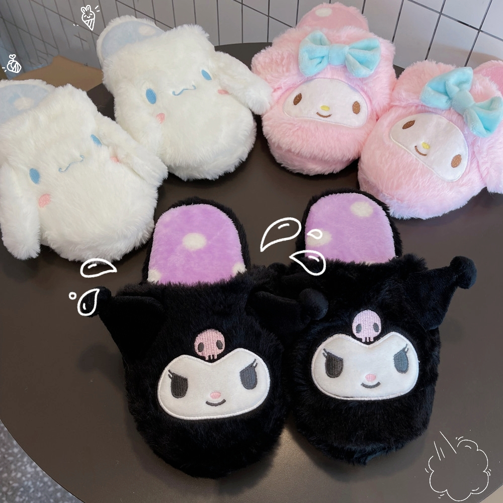 Sanrio Cartoon Plush Slippers  - Women'S Shoes Y2K recensie en prijs