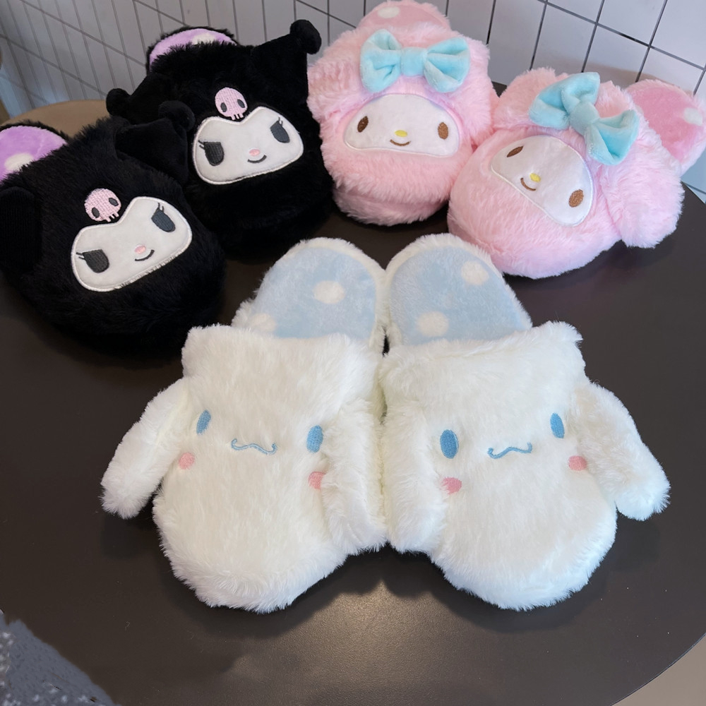 Sanrio Cartoon Plush Slippers  - Women'S Shoes Y2K recensie en prijs