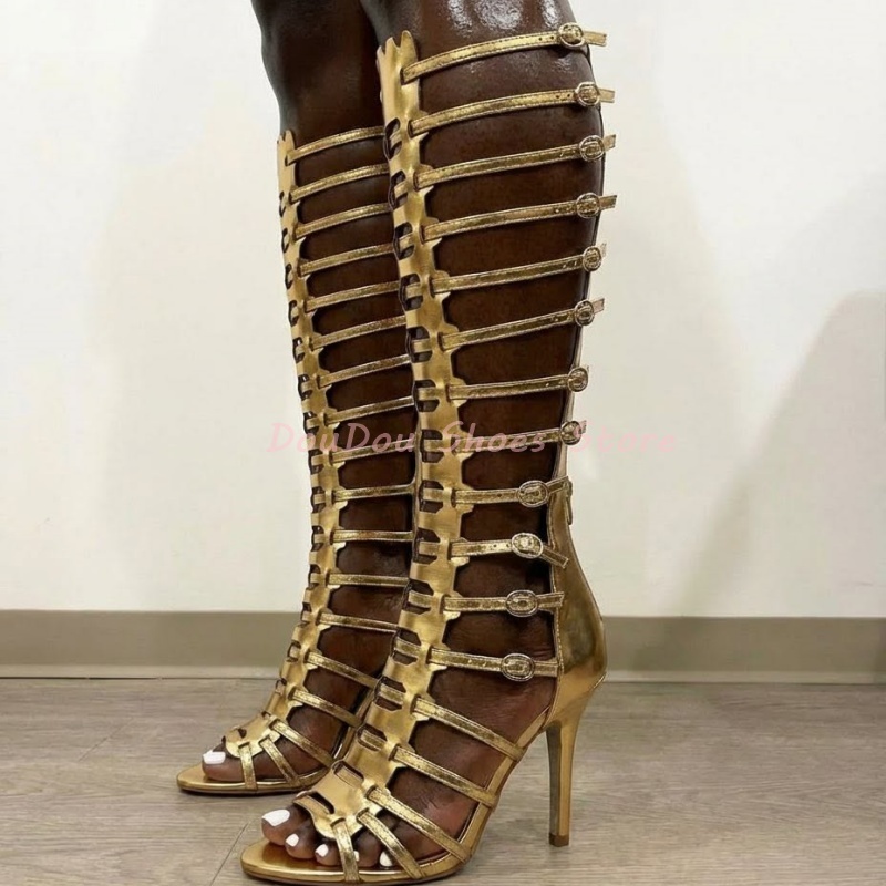 Black Patent Leather Buckle St - Knee High Boots Women recensie en prijs