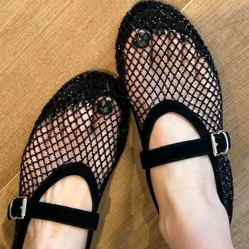 Hollow Rhinestone Baotou Sanda - Women Shoes Sandals recensie en prijs