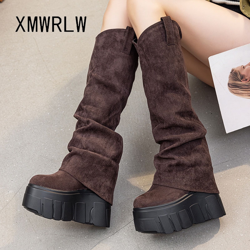 XMWRLW 2025 Autumn Winter Wome - Knee High Boots Women recensie en prijs