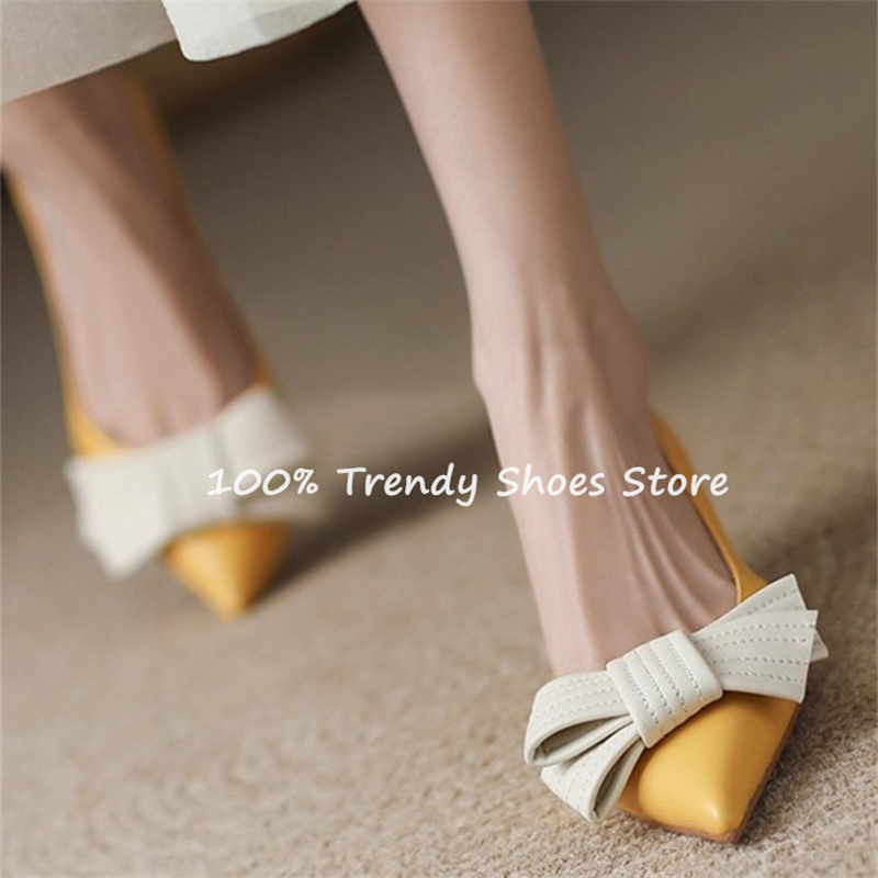 Butterfly Knot Decor Women Sli - Women Shoes Sandals recensie en prijs