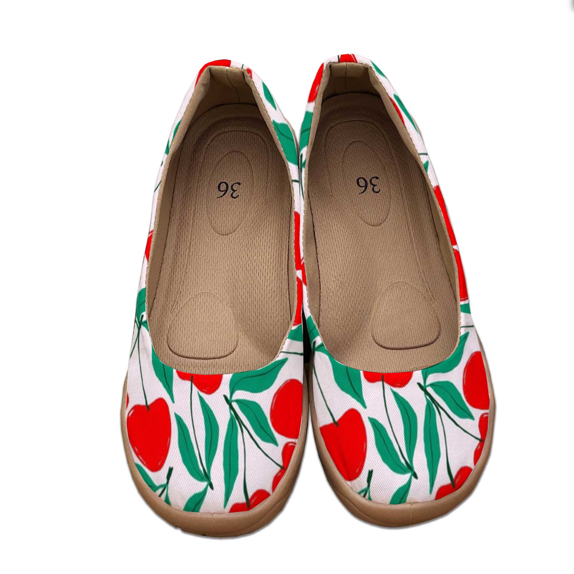 Sweet Cherry-Colored Wide-Fit  - Women'S Shoes For Wide Feet recensie en prijs