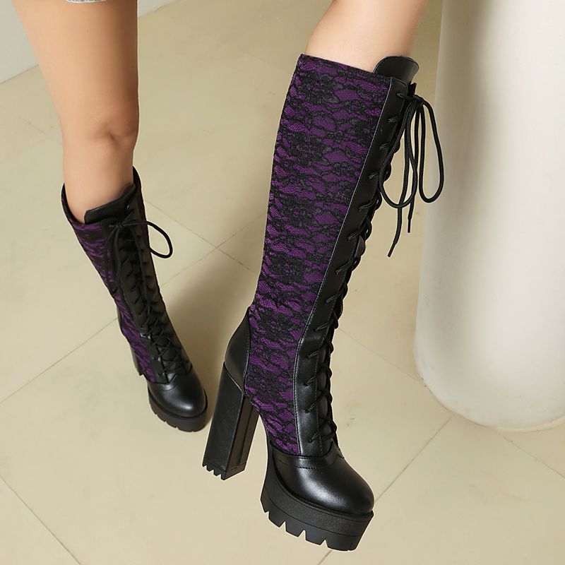REAVE CAT 2025 Lace Women Knee - Knee High Boots Women recensie en prijs