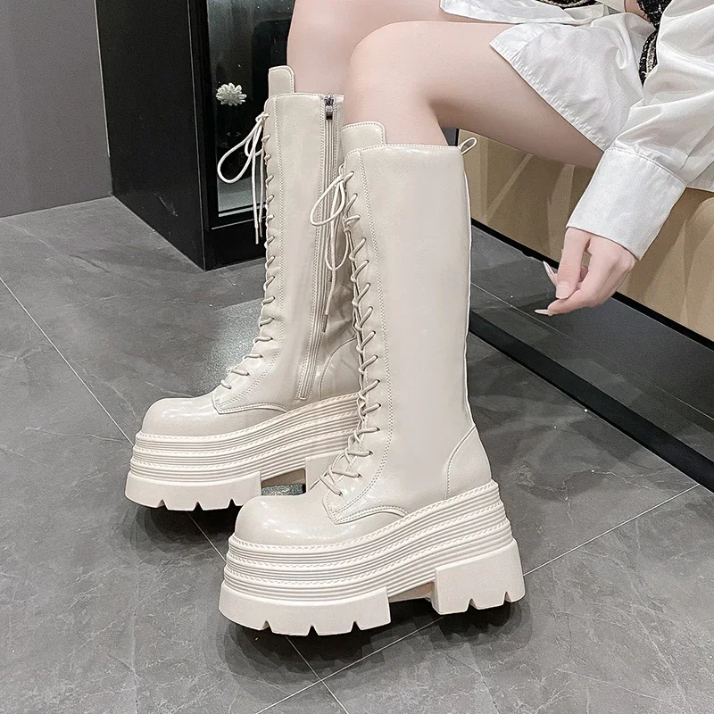 10CM New Women's Roman Long Bo - Knee High Boots Women recensie en prijs