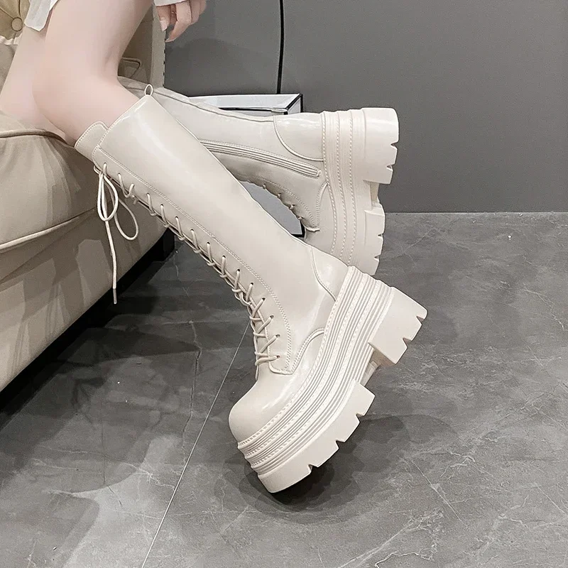 10CM New Women's Roman Long Bo - Knee High Boots Women recensie en prijs
